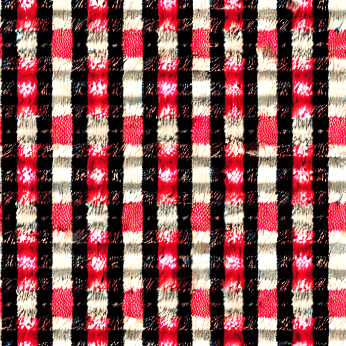 Black red plaid christmas decor