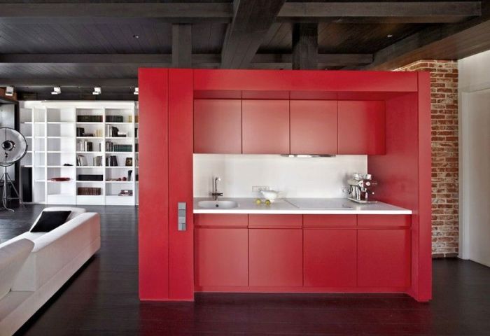 Red kitchen ideas decorating stunning decor colors